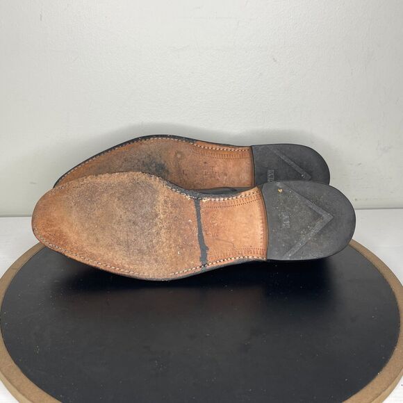 Allen‎ Edmonds Dress Shoes Men’s Size 12 Park Avenue Cap Toe Black Oxford main image 7